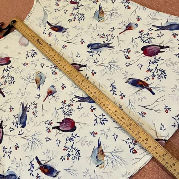 Bird Print Tank Top - Picture 4 of 10